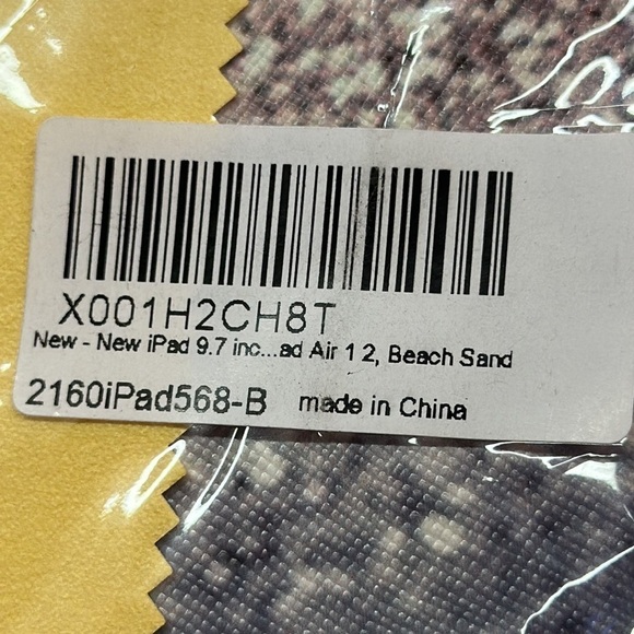 DTeck iPad 9.7” Cover For Air 1, 2 iPad 5,6,7 Beach Sand New Unused - Picture 6 of 13